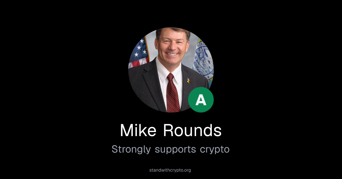 Mike Rounds Crypto Policy Stance | Stand With Crypto