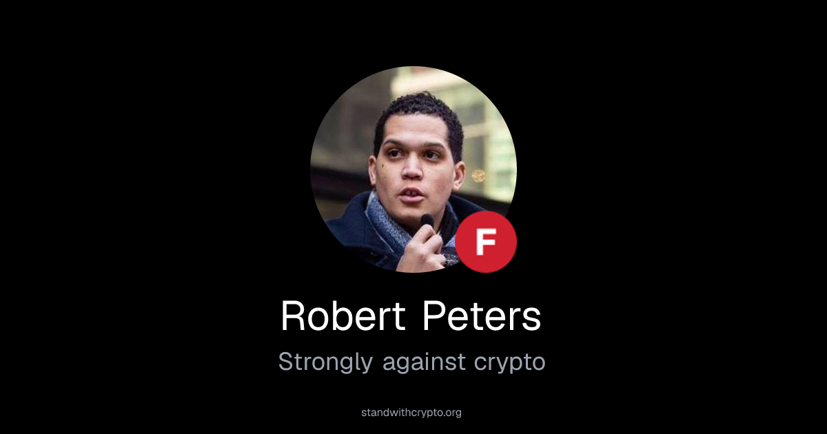 Robert Peters Crypto Policy Stance | Stand With Crypto